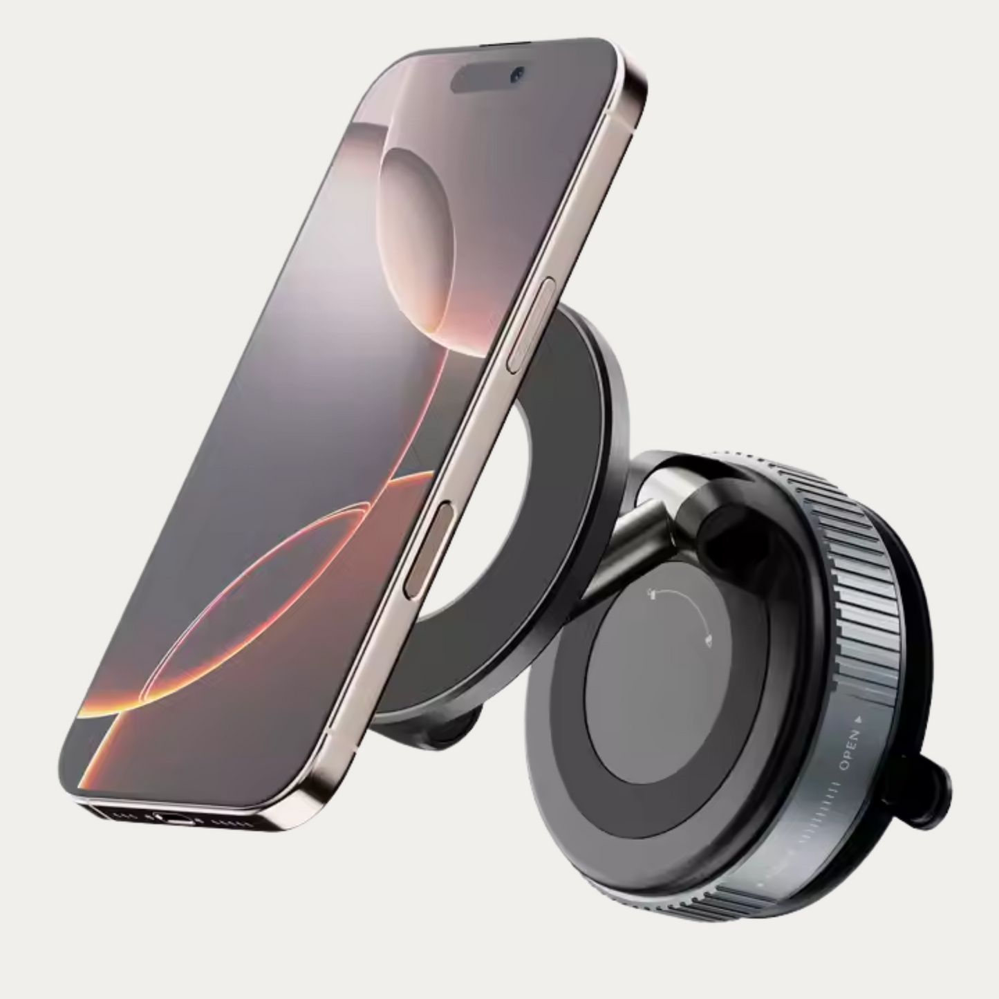 StayziMag™ Magnetic Phone Holder – 360° Adjustable Mount for Car, Desk & Mirror